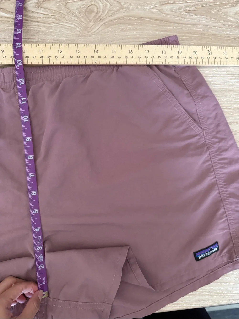 Patagonia Womens XXL Baggies Shorts Evening Mauve Outdoor Active Hike Travel